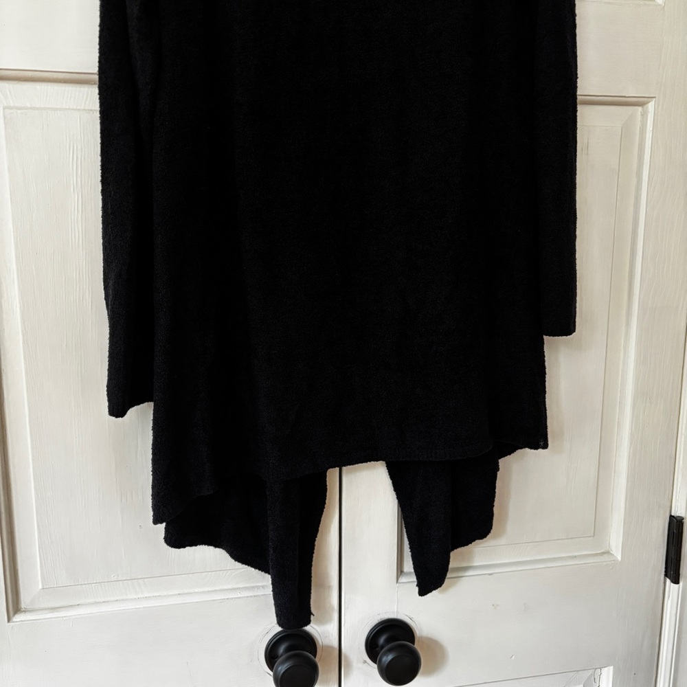 Barefoot Dreams Bamboo Chic Lite Open Front Draped Cardigan Waterfall Size L /XL - Picture 14 of 15